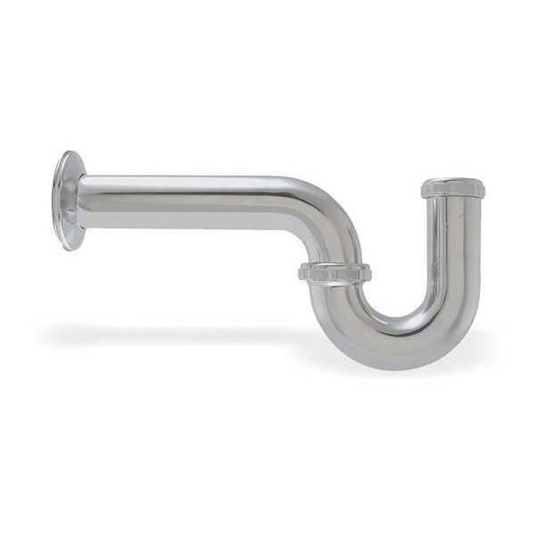 1-1/2" x 1-1/4 Dia, Brass, Chrome, Lavatory/Kitchen, P-Trap