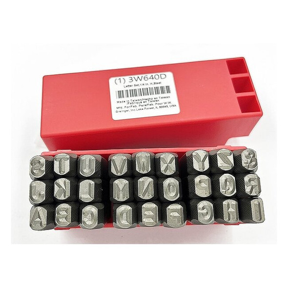 Manufacturer Varies Hand Stamp Kit, Letter Set 3W640