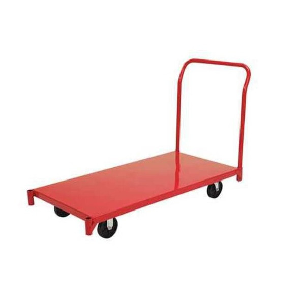 Manufacturer Varies Platform Truck, Red, Steel, 1,600 lb 3BE79