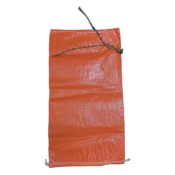 Manufacturer Varies Sand Bag, Polypropylene, 26 in Length, Orange 100 PK 6FGX9