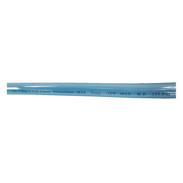 Manufacturer Varies Tubing,5 IDx8mm OD,100 Ft,Clear Blue 1PBR8