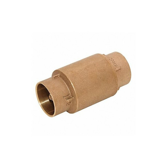 Manufacturer Varies 2" Solder Bronze Spring Check Valve 6AJZ2