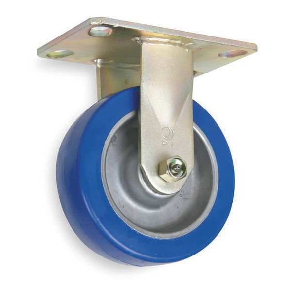 Manufacturer Varies Rigd Plate Caster,Poly,6 in,1750 lb.,Blu 1NVT1