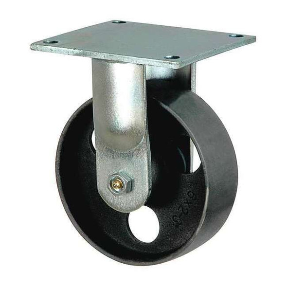 Manufacturer Varies Rigd Plat Castr,Cast Iron,6 in.,1200 lb. 1NVR3