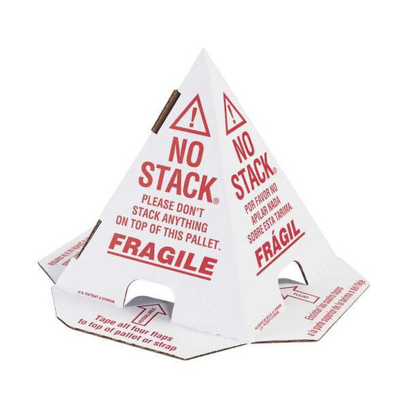 Manufacturer Varies PalletCones,8inL,8inW,Red,White,PK100 3EXF8