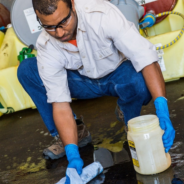 WypAll Power Clean X70 Medium Duty Cloths (41611), Jumbo Roll, Long Lasting, Blue, 1 Roll