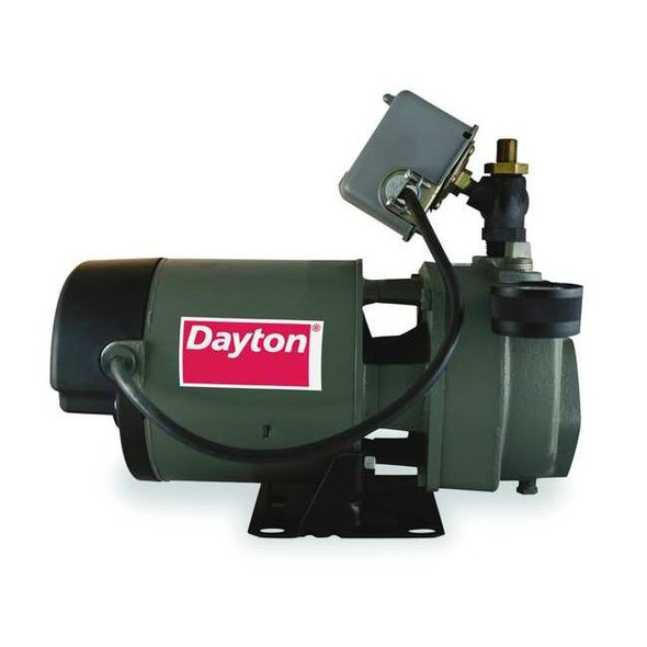 Dayton ConvertibleWellJetPump,11/2hp,115/230VAC 1D879