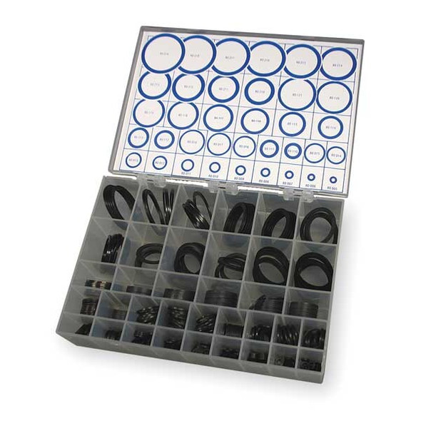 Manufacturer Varies Backup Ring Asst,Buna,293Pcs,36Szs 3CVZ9