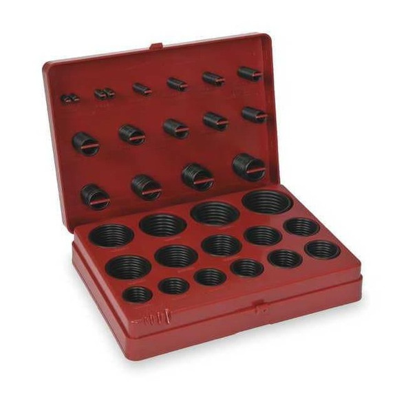 Manufacturer Varies O-Ring Assortment, Buna N, 385 Pcs, 30 Szs 1RGY1
