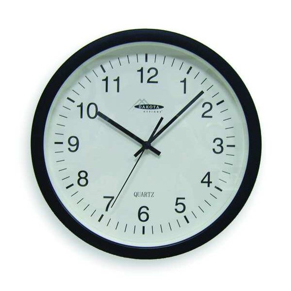 Manufacturer Varies 13-3/4" Analog Quartz Wall Clock, Black 2CHZ4