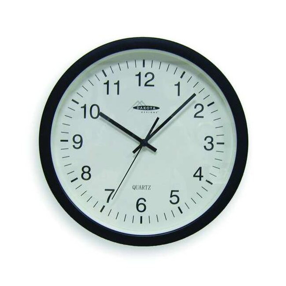 Manufacturer Varies 13-3/4" Analog Quartz Wall Clock, Black 2CHZ4