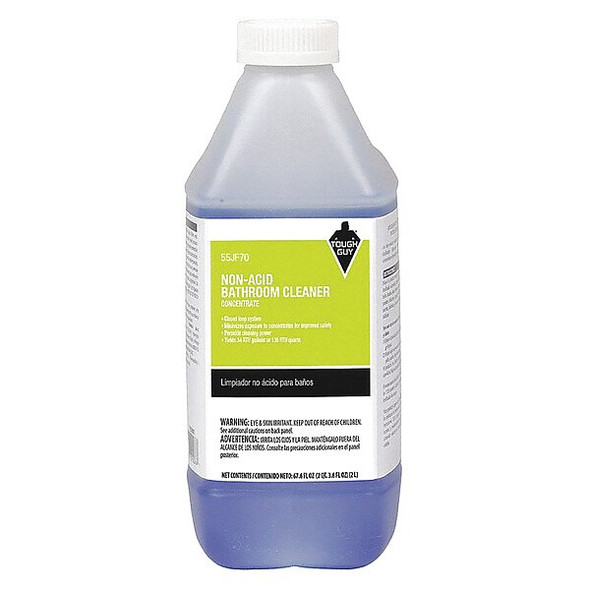 Tough Guy Bathroom Cleaner,Liquid,0.5 gal,Bottle 55JF70