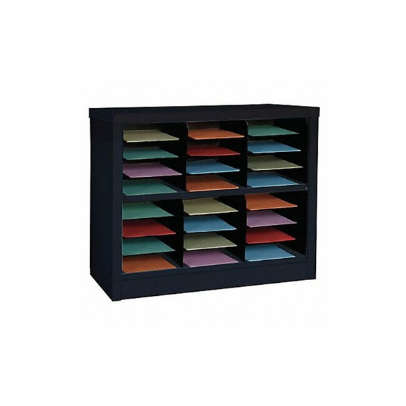 Manufacturer Varies Literature Organizer,30" H,Black 5CRX9