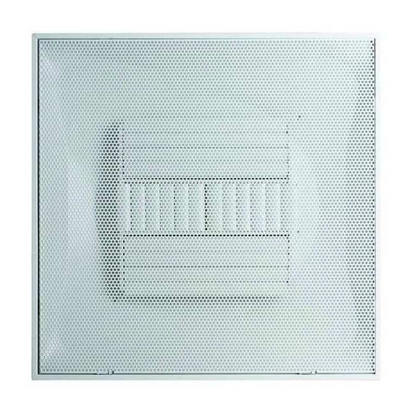 Manufacturer Varies 8 in Square Perforated Diffuser, White 4MJU8