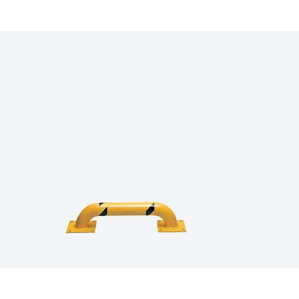 Manufacturer Varies Bollard, Bolt-On, Carbon Steel, Dia 4 1/2 in, Safety Yellow 3KR45