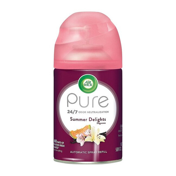 Freshmatic Life Scents Ultra Refill, Summer Delights, 5.89 oz Aerosol Spray, PK6