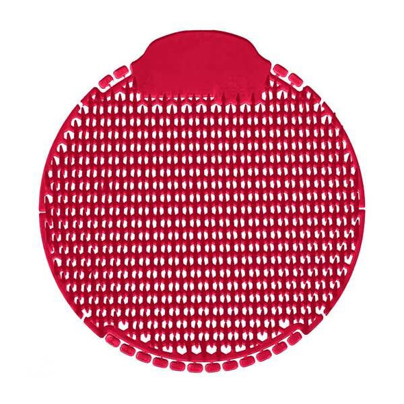 Tough Guy Urinal Screen,Round,Red,2 lb,PK10 55FJ83