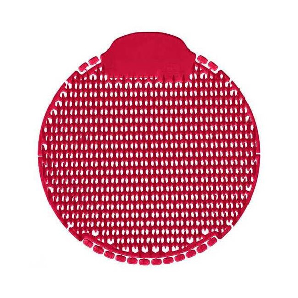 Tough Guy Urinal Screen,Round,Red,2 lb,PK10 55FJ83