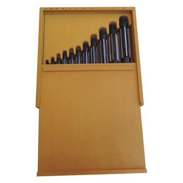 Manufacturer Varies Adjustable Hand Reamer Set,HSS,11 Pcs 4LGU4