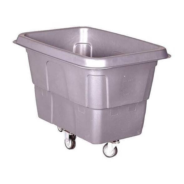 Manufacturer Varies Cube Truck,7/16 cu. yd.,250 lb. Cap,Gray 36FK90