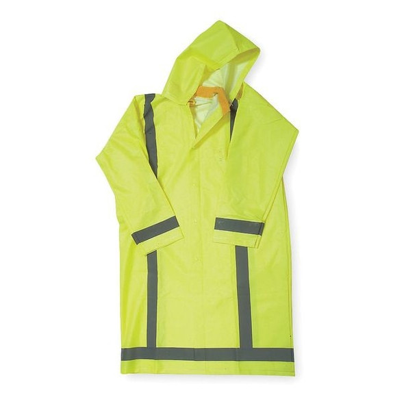 Condor Rain Coat,Unrated,Yellow/Green,3XL 4GE77 Condor Rain Coat,Unrated,Yellow/Green,3XL 4GE77