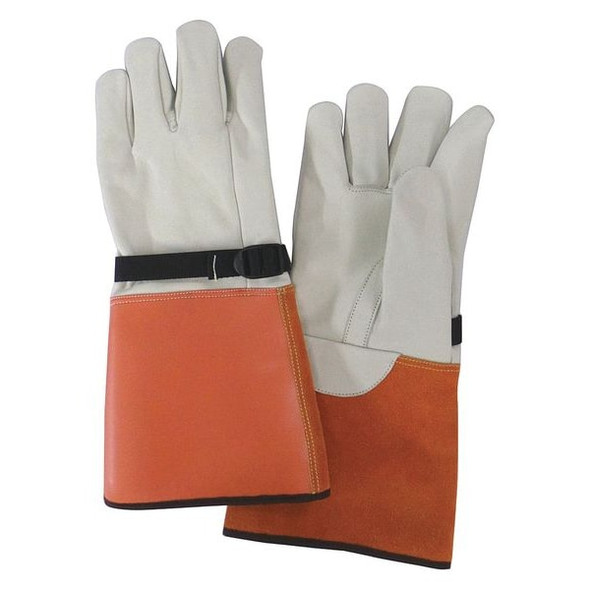 Condor Elec. Glove Protector,10,Beige/Orange,PR 4JD70 Condor Elec. Glove Protector,10,Beige/Orange,PR 4JD70