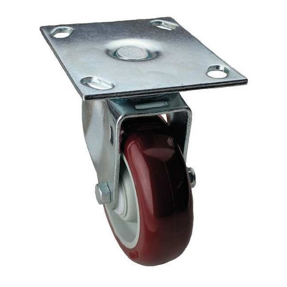 Swivel NSF-Listed Plate Caster,450 lb.,NSF-Listed Plate Type B