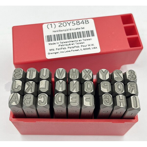 Manufacturer Varies Hand Stamp Kit, Letter Set 20Y584