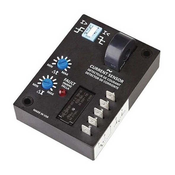 Dayton Adj CurrentSensor Relay,10A,120VAC,4Pins 15V827