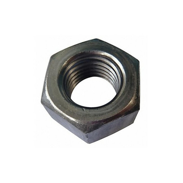 Heavy Hex Nut, 1-1/4"-7, Steel, Grade 2H, Black Oxide, 1-7/32 in Ht, 5 PK