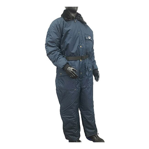 22013 Coverall, Nylon, 840 den Fabric Weight, 30 1/2 in Inseam, Navy, L