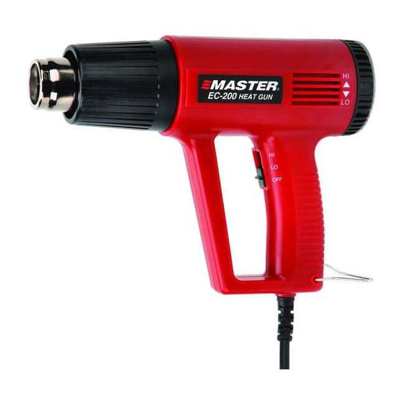 Heat Gun, Corded Powered, 120V AC, Variable Temp. Setting, Pistol-Grip Handle