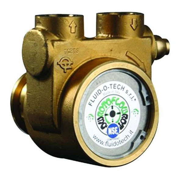Fluid-O-Tech Rotary Vane Pump,Low Lead Brass,5.5 gpm PB1001ANDNN0000