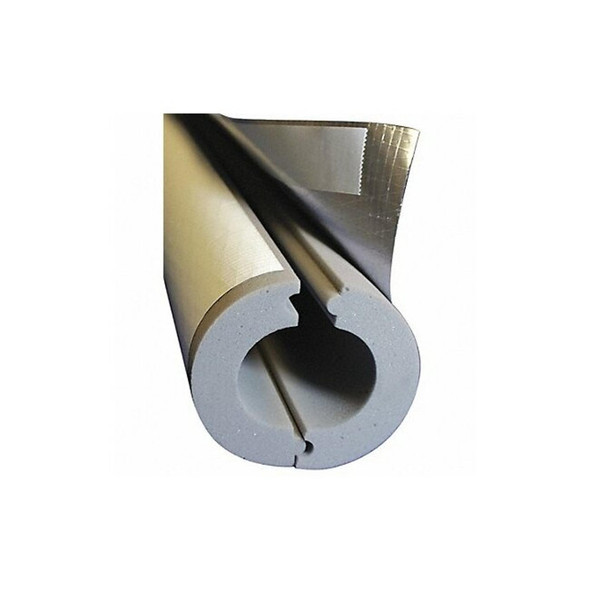 Pipe Insulation, 4 ft. L, Melamine Foam, 1 in Wall