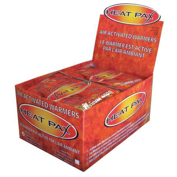 Body Warmer, Up to 24 hr, Air-Activated, 118  Degrees F Avg. Temp., 40 PK