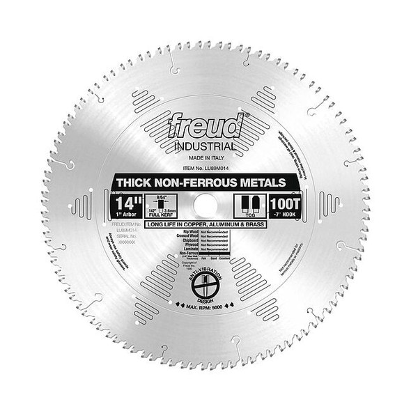 Diablo 14",100-Teeth Circular Saw Blade LU89M014