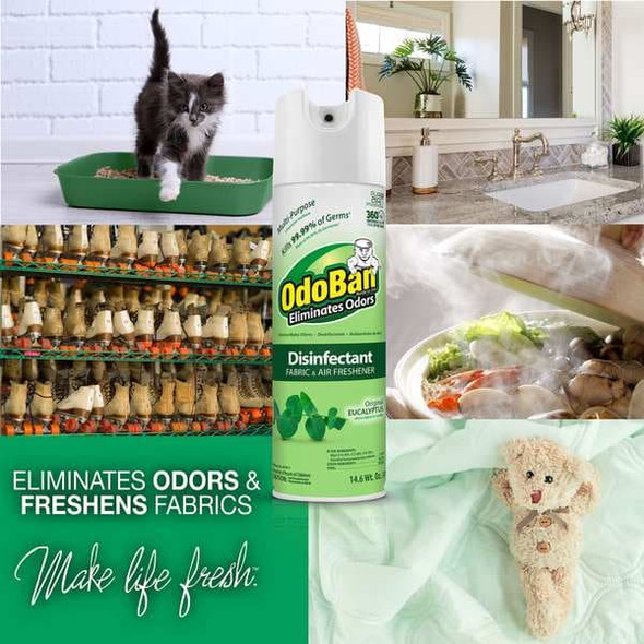Odoban Disinfectant Fabric and Air Freshnr,PK6 910001-14A6