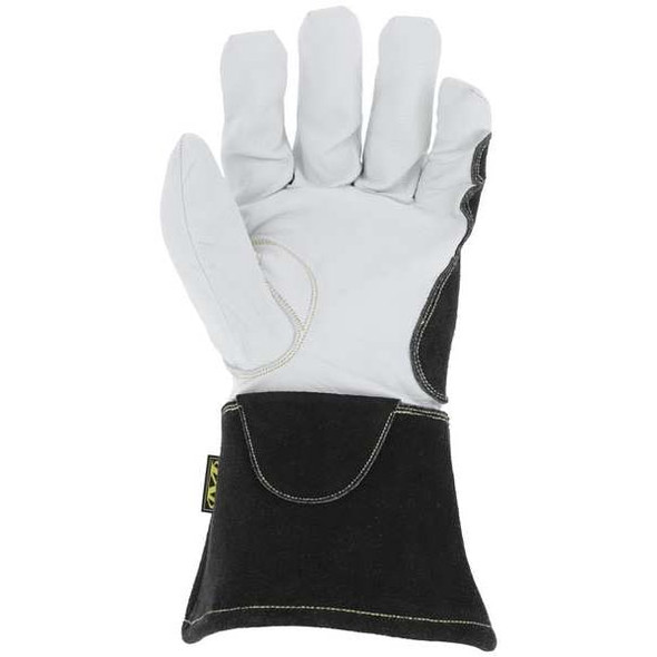 Torch Pulse Welding Gloves, Gauntlet Cuff, Keystone Thumb, Goatskin Leather, 9, 1 PR