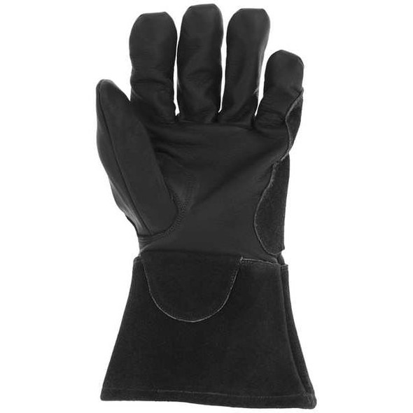 Torch Cascade Welding Gloves, Gauntlet Cuff, Keystone Thumb, Cowhide Leather, 10, 1 PR