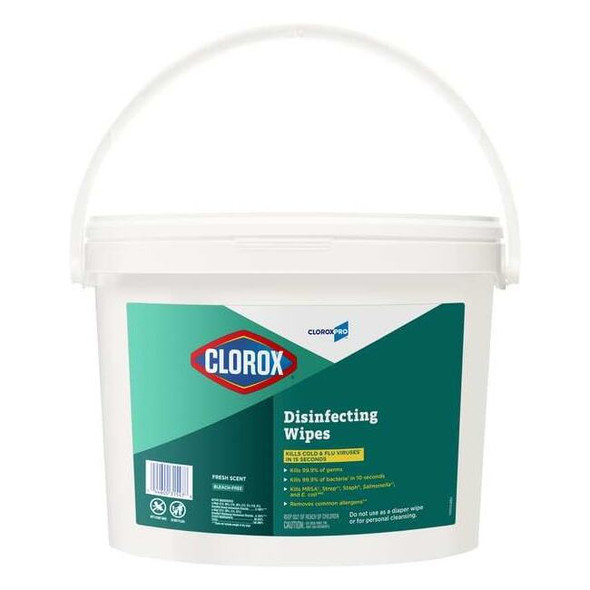 Clorox Disinfecting Wipes,Canister,7 x 7",Fresh 31547