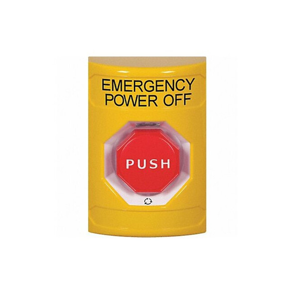 Emergency Power Off Push Button,2-7/8" D