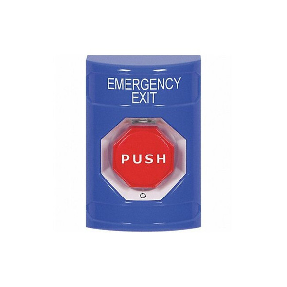 Safety Technology International Emergency Exit Push Button,Blue,SPDT SS2409EX-EN