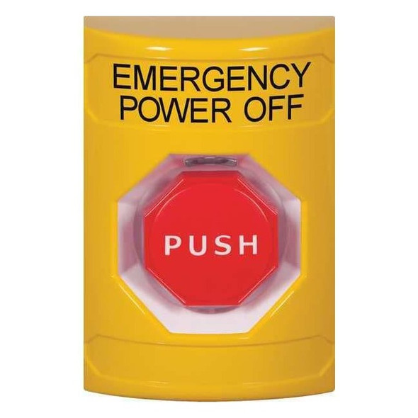 Emergency Power Off Push Button,Painted