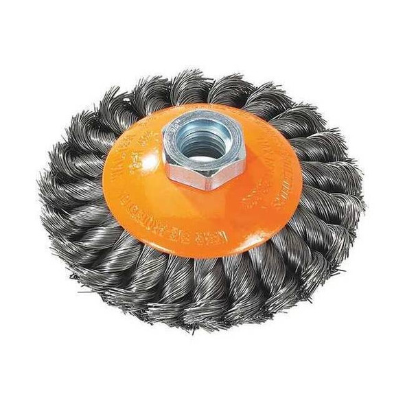 Walter Surface Technologies Cup Brush,0.015" Dia.,20,000 RPM 13H404