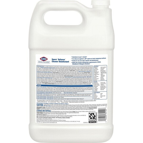 Clorox Disinfectant Cleaner,1 gal,PK,4 32122