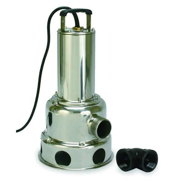 Dayton SewageEjectorPump,20ft,2/5hp,115VAC 2JGA4 Dayton SewageEjectorPump,20ft,2/5hp,115VAC 2JGA4