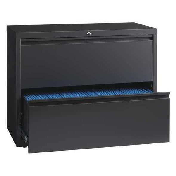 Hirsh Lateral File Cabinet,Charcoal 17631 Hirsh Lateral File Cabinet,Charcoal 17631
