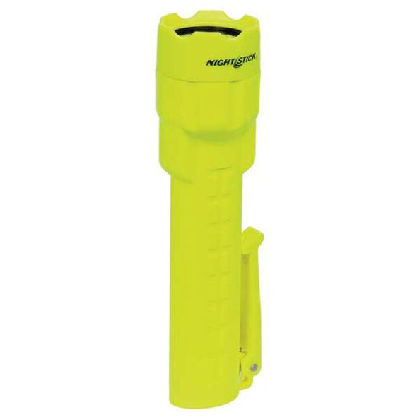 Green LED Industrial Handheld Flashlight, Alkaline AA, 140lm