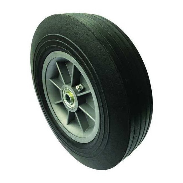 Marastar Hand Truck Wheel, 5/8 in. Bore Dia, Offset, Tread: Ribbed 40N434
