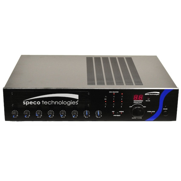 Speco Technologies PA Amplifier,3-13/32in H,70V,5 Channel PBM240A